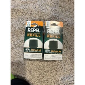 Repel Mosquito Repellent Refill Realm Zone 2 Pack 40 Hour New Metofluthrin 4%